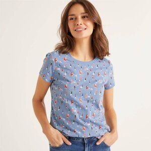 Boden Henrietta Dog Walkers Dog Walking Short Sleeve Tee